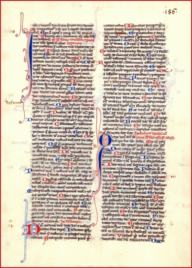 leaf from a French Bible, 1240