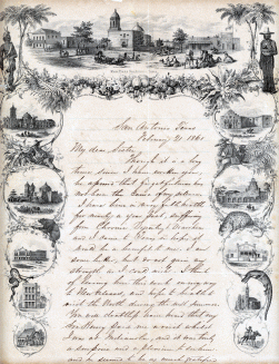 1861 letter from Joseph Wood