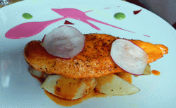 Mestizo achiote chicken with potatoes