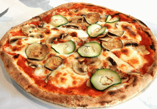 Ciao Bella vegetable pizza