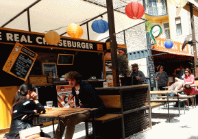 The Real Cheeseburger and the Karavan Bar