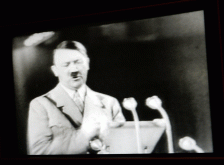 Adolf Hitler newsreel in Terror Museum