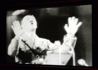 Adolf Hitler newsreel in Terror Museum