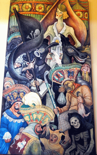 "Carnival of Mexican Life," Diego Rivera, 1936