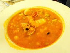 Casino Espanol seafood soup
