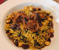Delirio curried rice with garbanzos