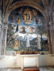 "Saint Bernardino of Siena," fresco by Pinturicchio, 1486