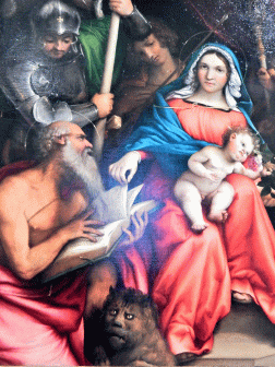 "The Mystic Marriage of Saint Catherine of Alexandria," Lorenzo Lotto, 1524