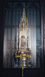 Basilica di San Silvestro in Capite, reliquary containing part of the head of Saint John the Baptist