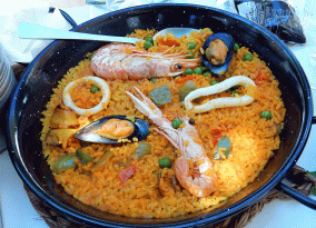 Quilombo seafood paella