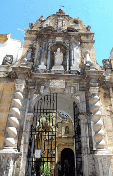 18th-century portal in front of San Pablo
