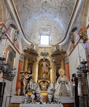 altarpiece by Sebastian Vidal, 1635-1643, Chapel of Benavides Family, Santa Marina
