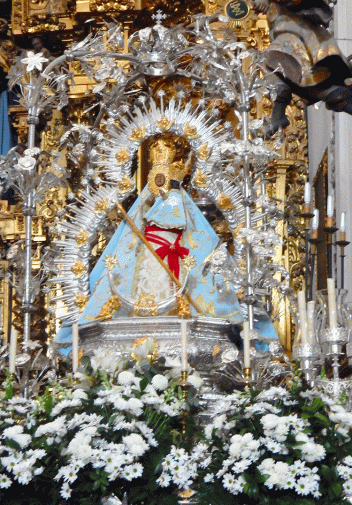 Virgen del Cerro del Cabezo de Andujar, San Francisco y San Eulogio