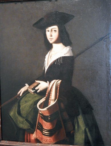 Francisco de Zurbaran, "Santa Marina," circa 1640-1650