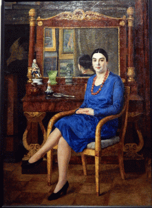 Portrait of Z.D.R., Ilya Mashkov, 1927, Coleccion Museo Ruso
