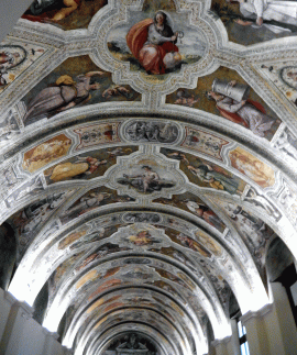 Room Sisto V, former refectory of monastery, Monumental Complex San Lorenzo Maggiore