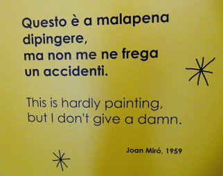 Joan Miro Exhibition, PAN - Palazzo delle Arti Napoli