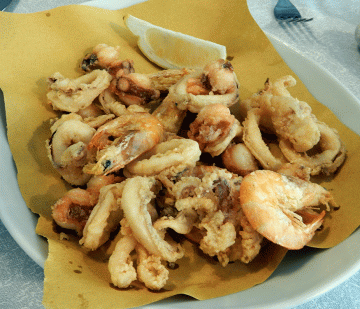 l'ostrica ubriaca fried seafood