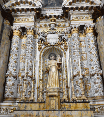 lecce baroque churches saint anthony altar