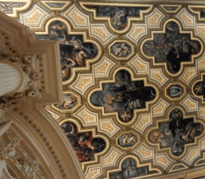 lecce baroque churches ceiling